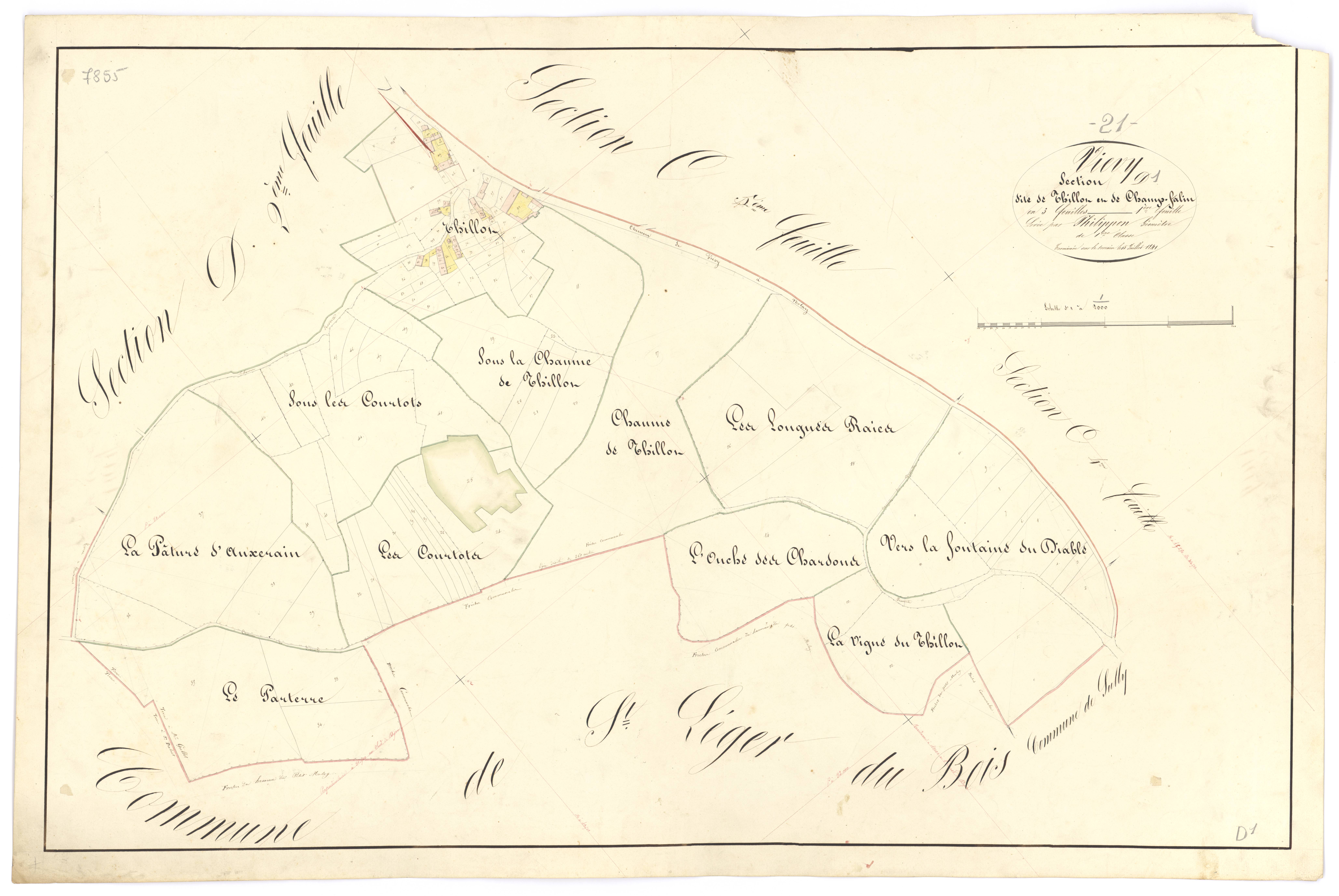 Viévy - Section D1 - 3 P PLAN 683/14