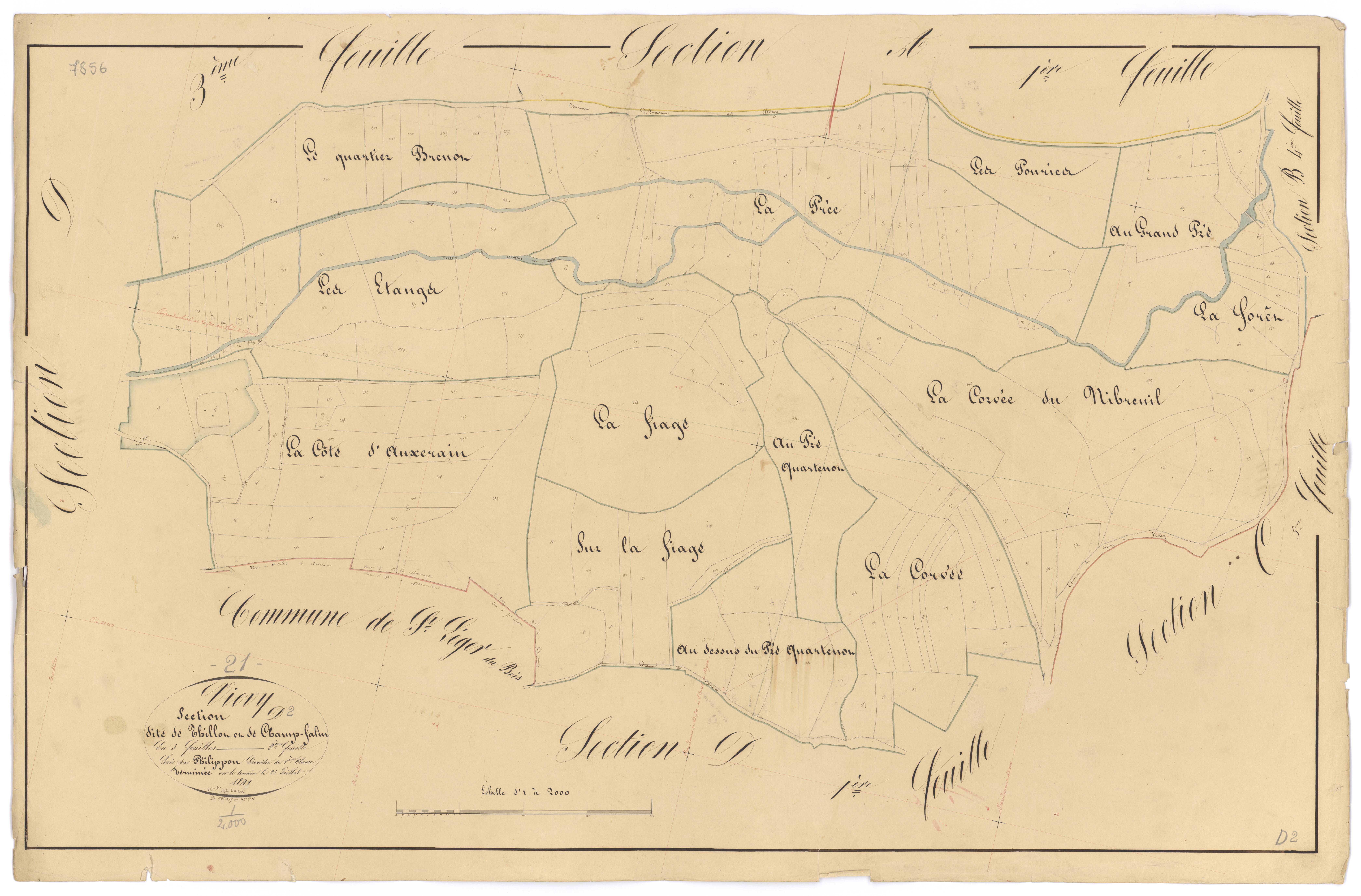 Viévy - Section D2 - 3 P PLAN 683/15