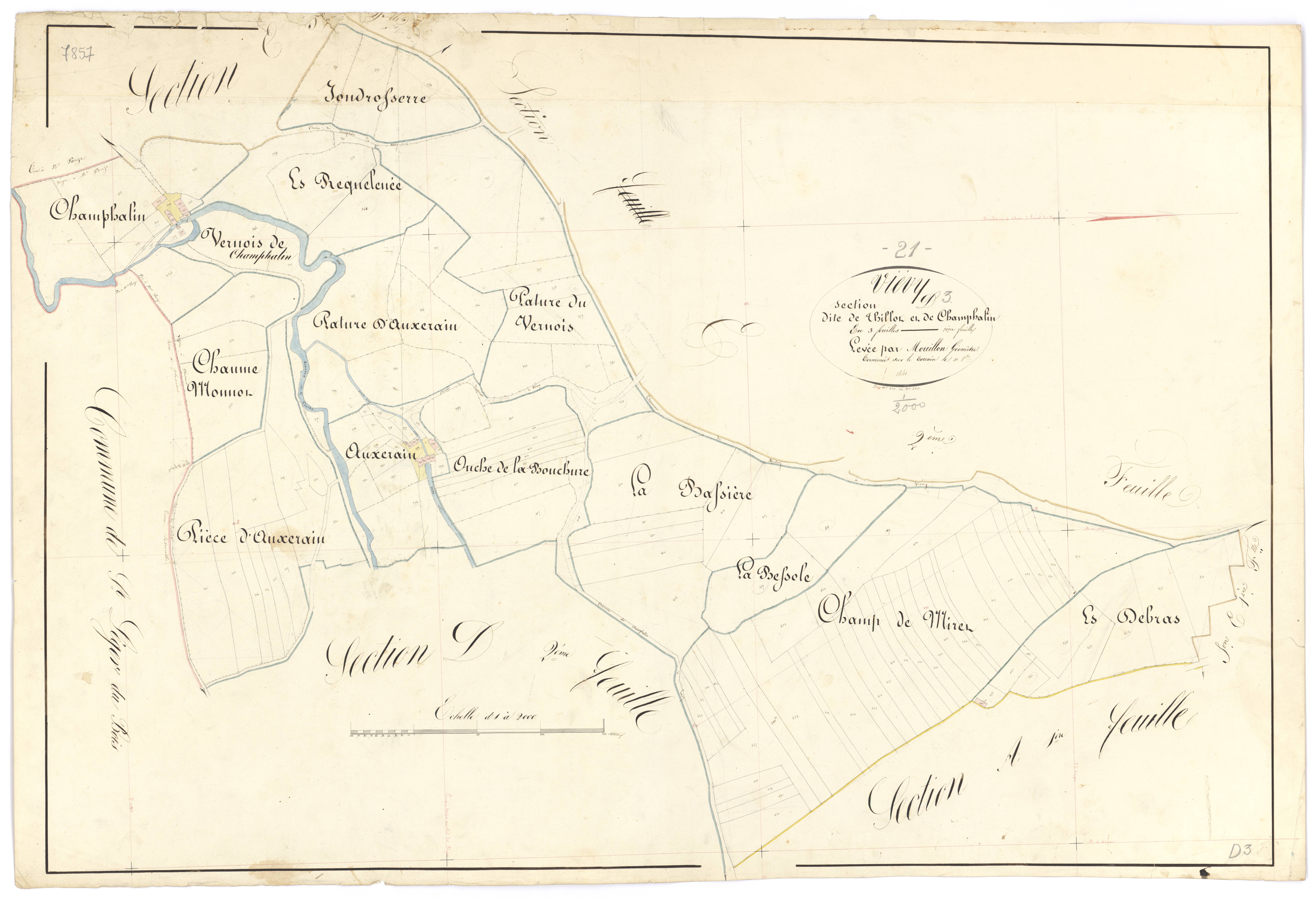 Viévy - Section D3 - 3 P PLAN 683/16