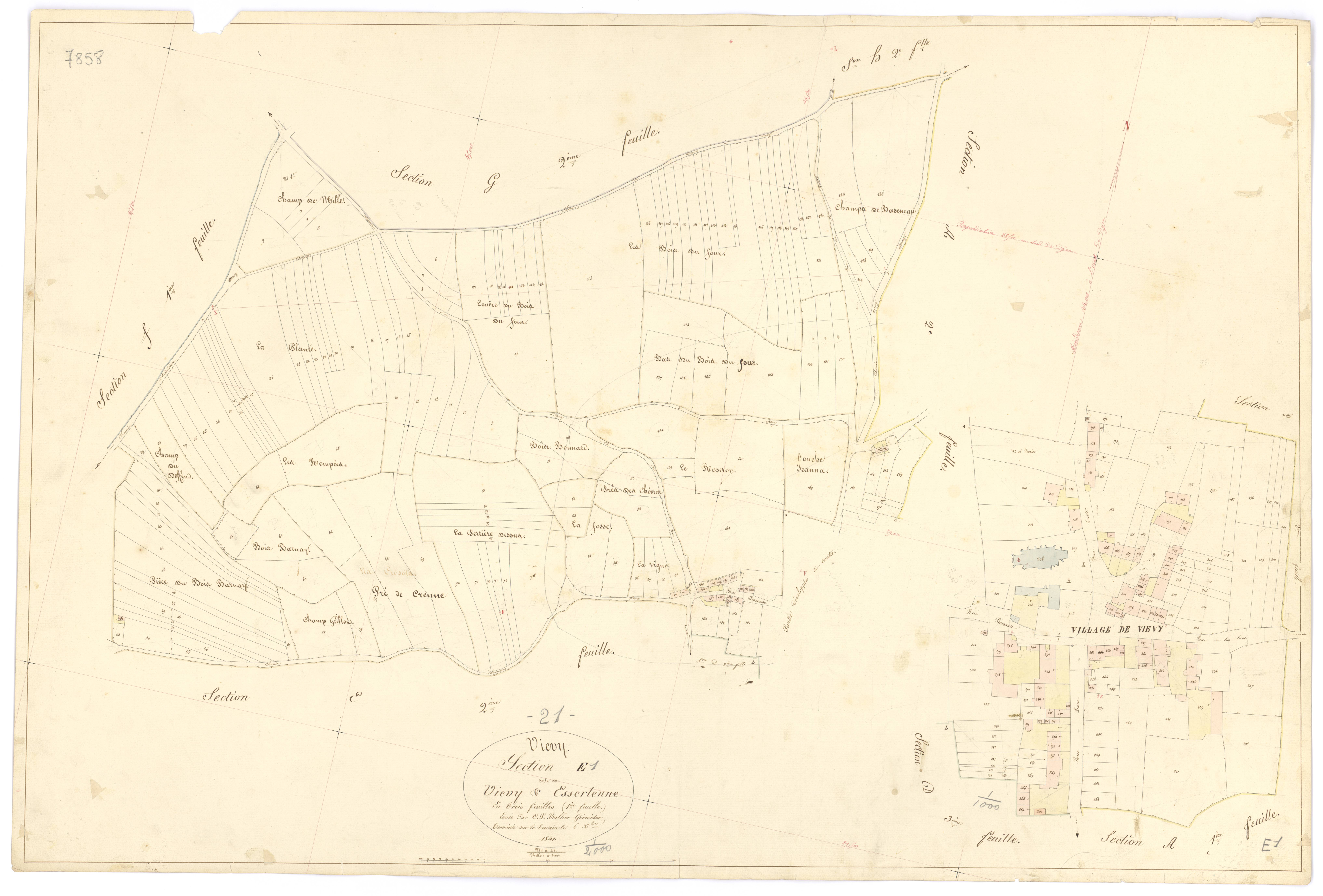 Viévy - Section E1 - 3 P PLAN 683/17