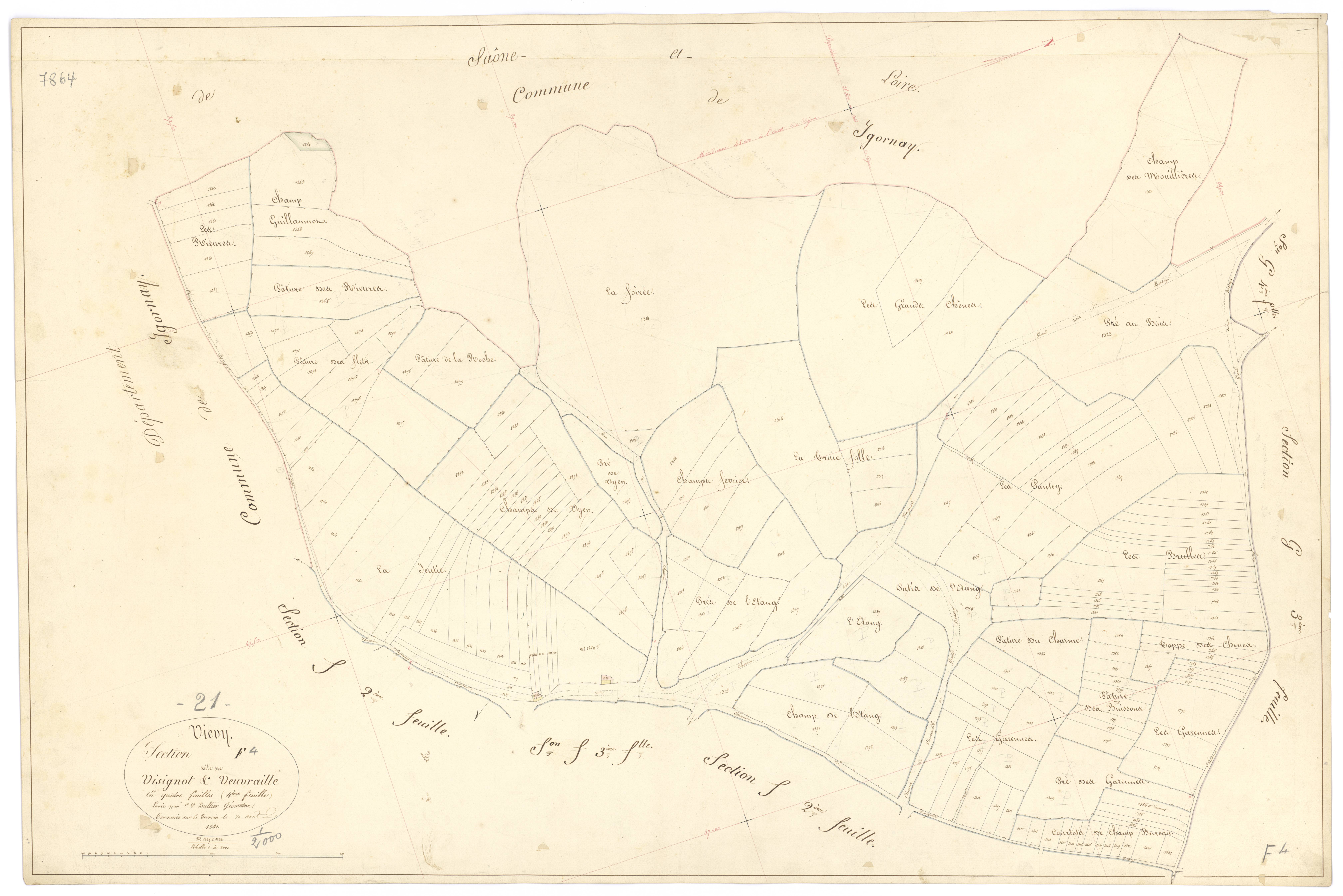 Viévy - Section F4 - 3 P PLAN 683/23