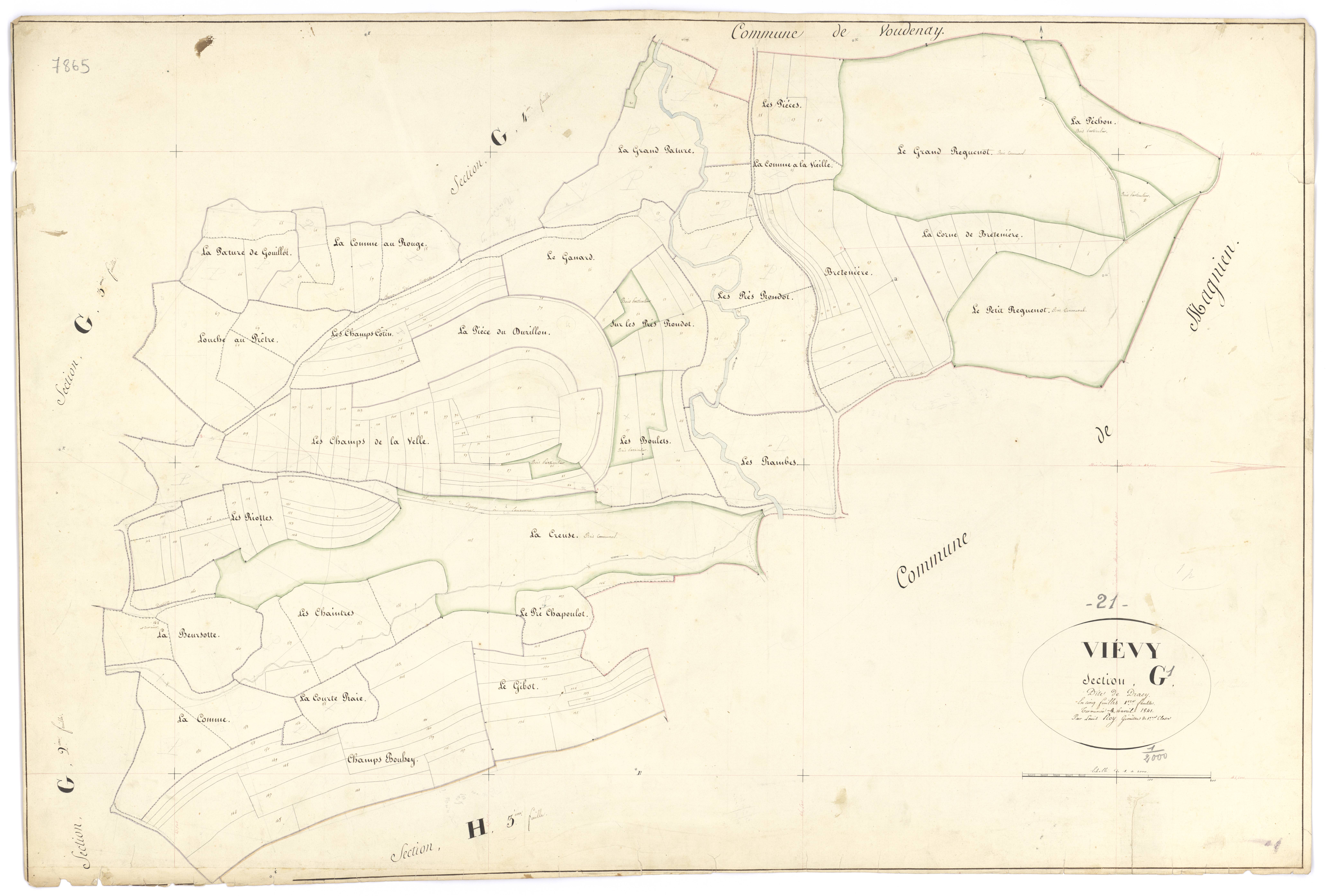 Viévy - Section G1 - 3 P PLAN 683/24