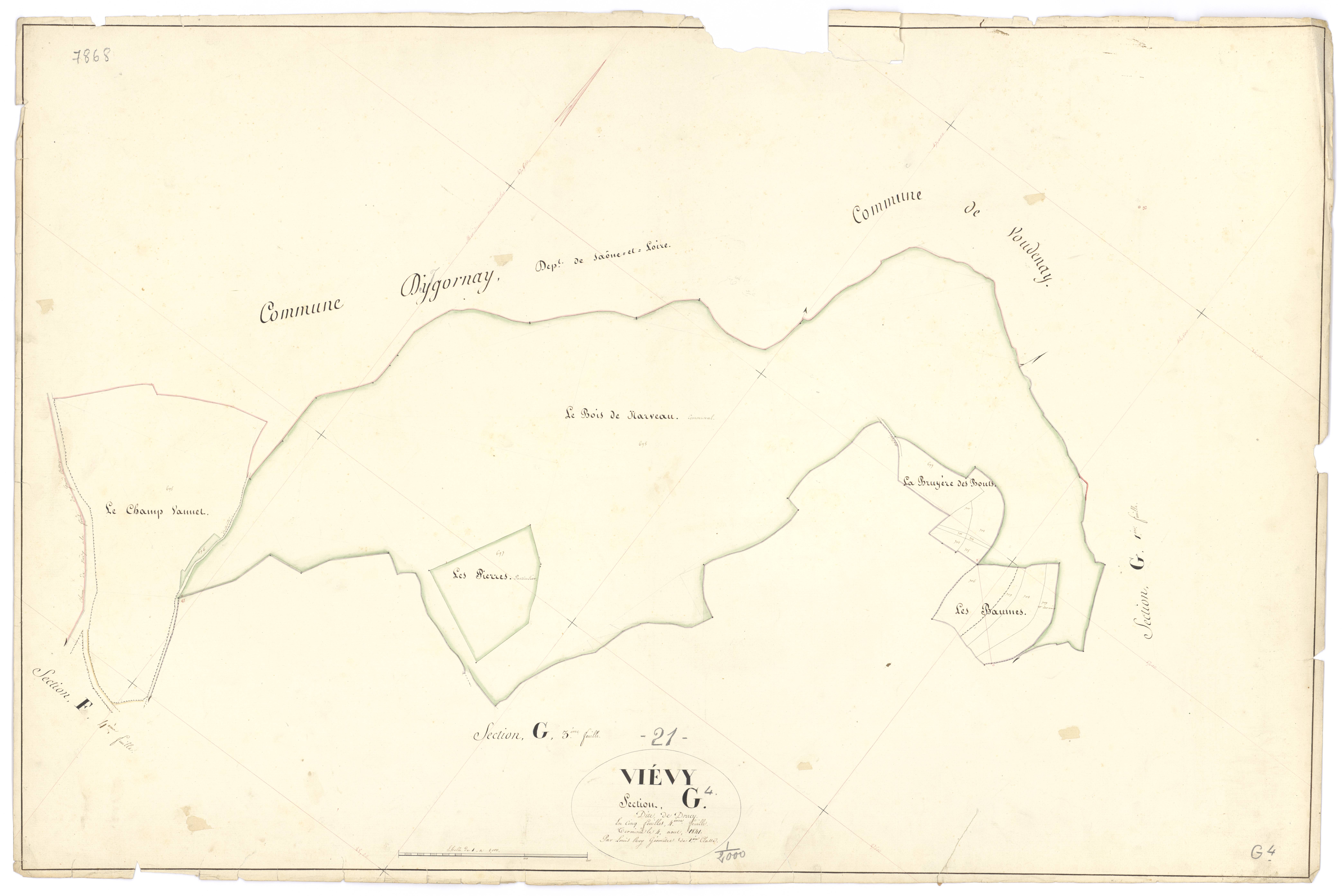 Viévy - Section G4 - 3 P PLAN 683/27