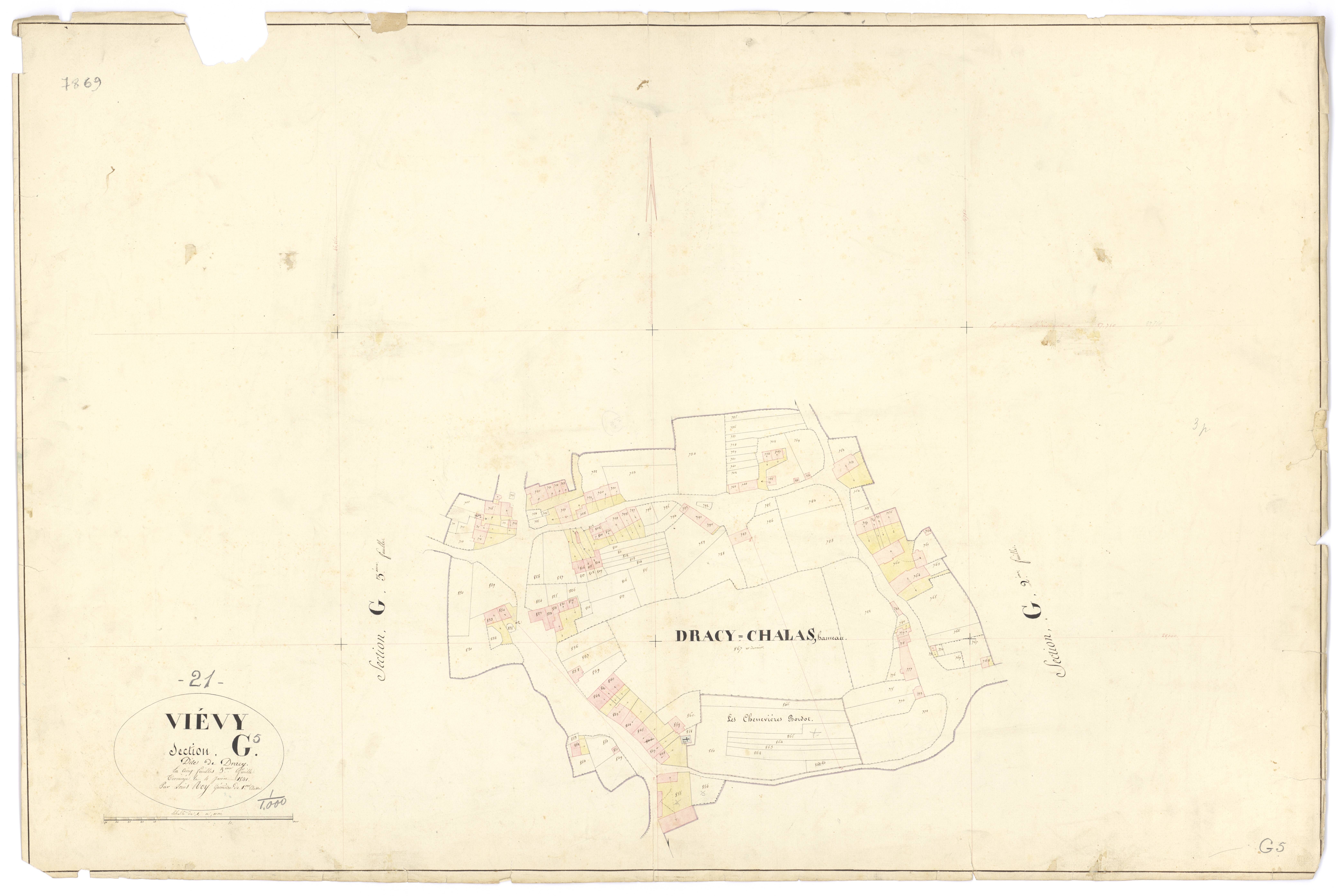 Viévy - Section G5 - 3 P PLAN 683/28