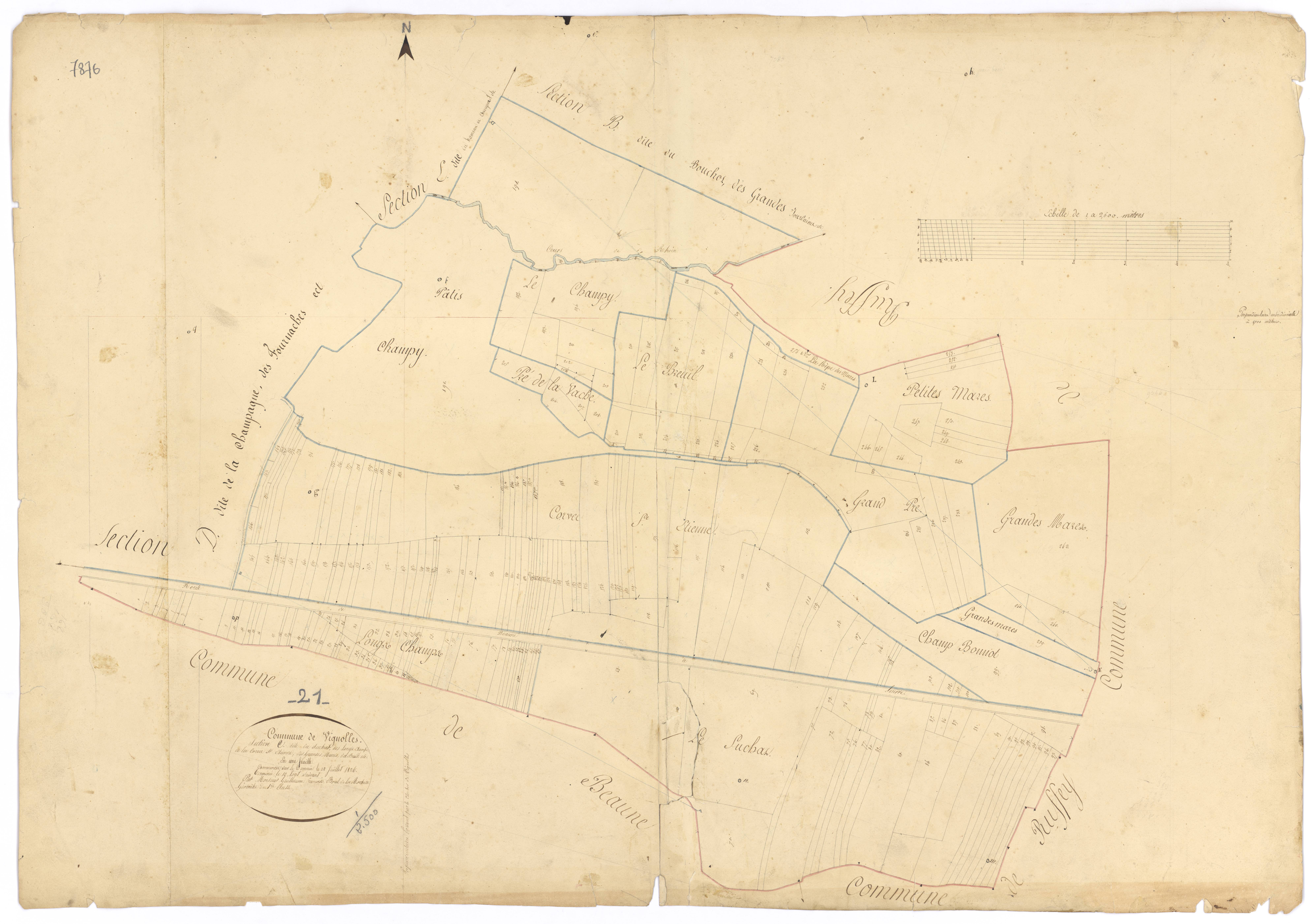 Vignoles - Section C - 3 P PLAN 684/4