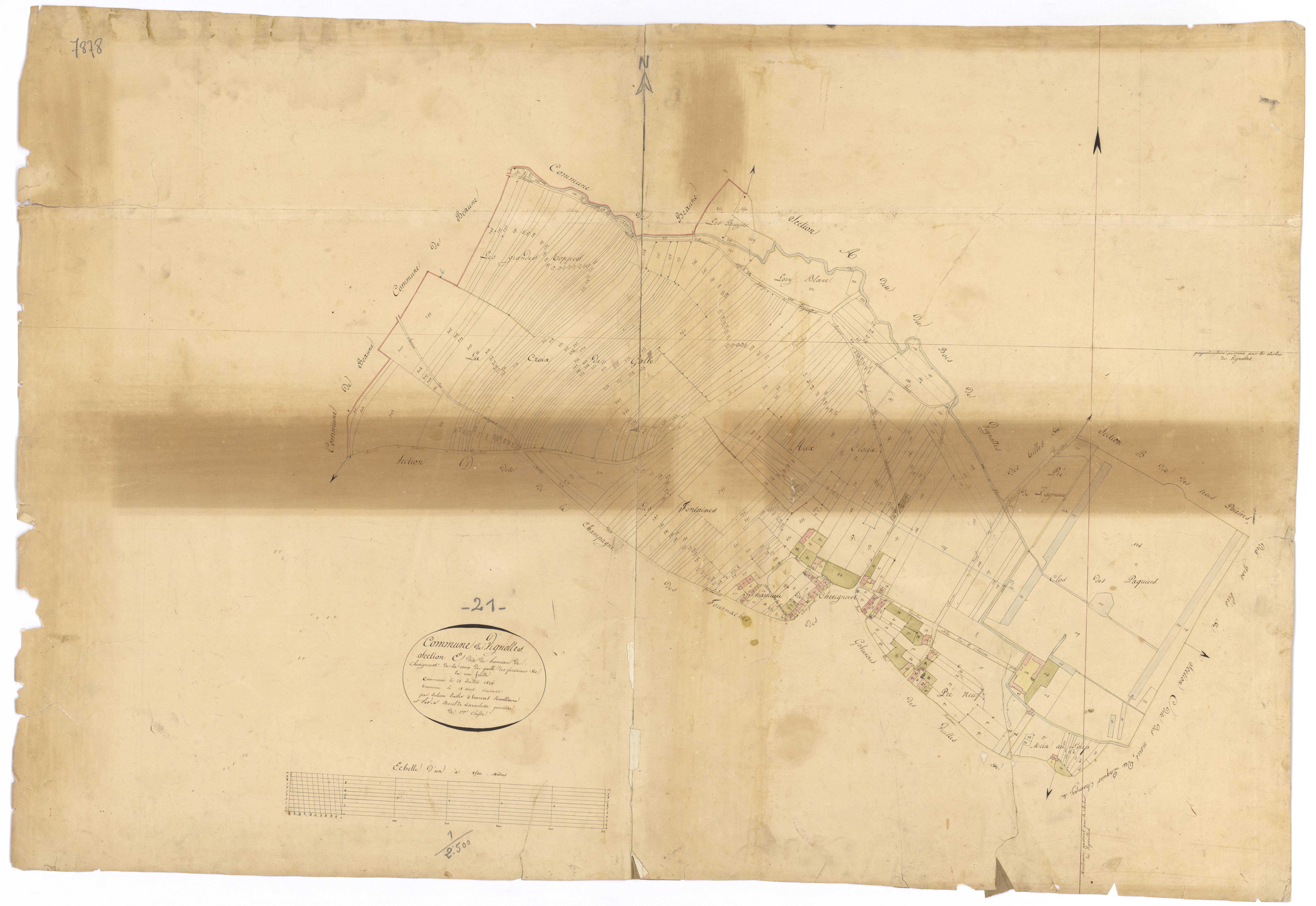 Vignoles - Section E - 3 P PLAN 684/6