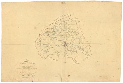 Villaines-en-Duesmois - Tableau d'assemblage - 3 P PLAN 685/1