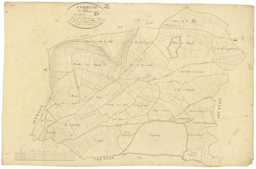 Villaines-en-Duesmois - Section D1 - 3 P PLAN 685/6