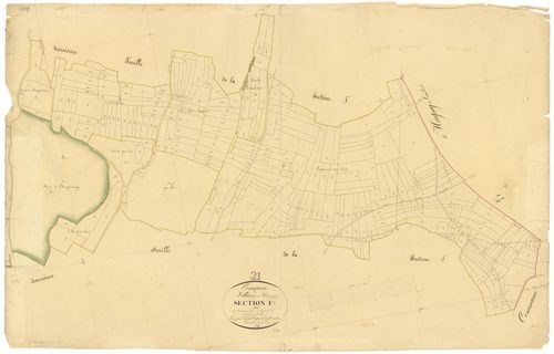 Villaines-en-Duesmois - Section F1 - 3 P PLAN 685/10
