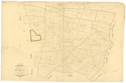 Villaines-en-Duesmois - Section K1 - 3 P PLAN 685/17