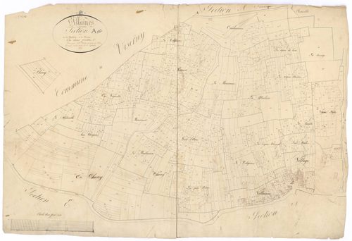 Villaines-les-Prévôtes - Section A1 - 3 P PLAN 686/2
