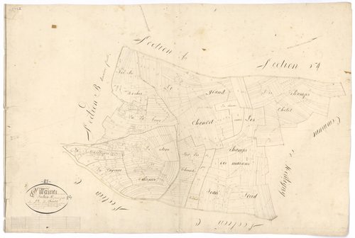 Villaines-les-Prévôtes - Section B1 - 3 P PLAN 686/4