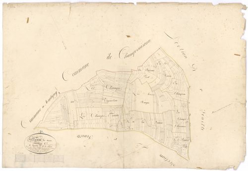 Villaines-les-Prévôtes - Section C - 3 P PLAN 686/6