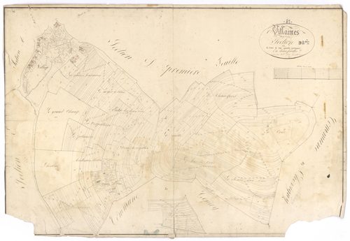 Villaines-les-Prévôtes - Section D2 - 3 P PLAN 686/8