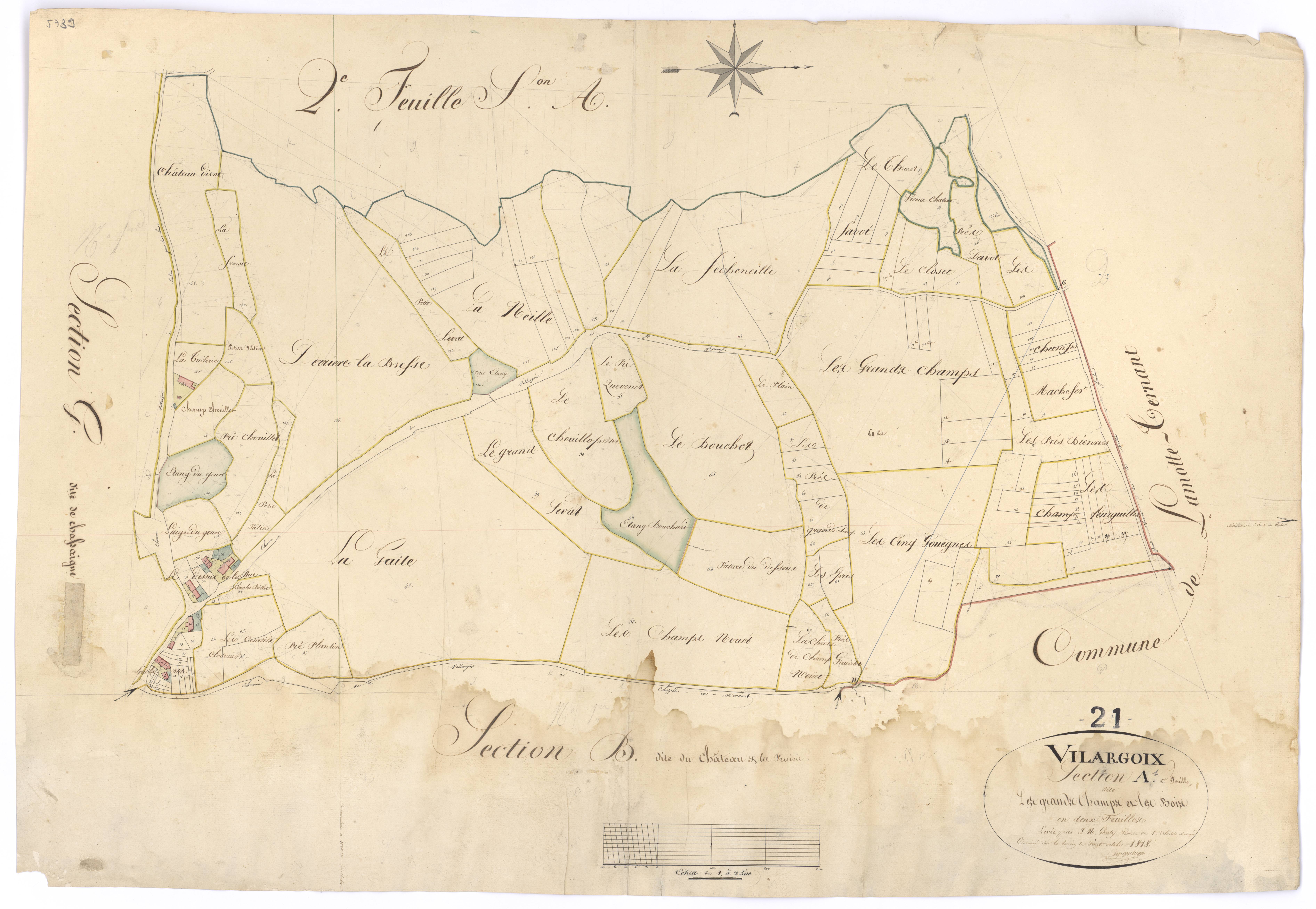 Villargoix - Section A1 - 3 P PLAN 687/2
