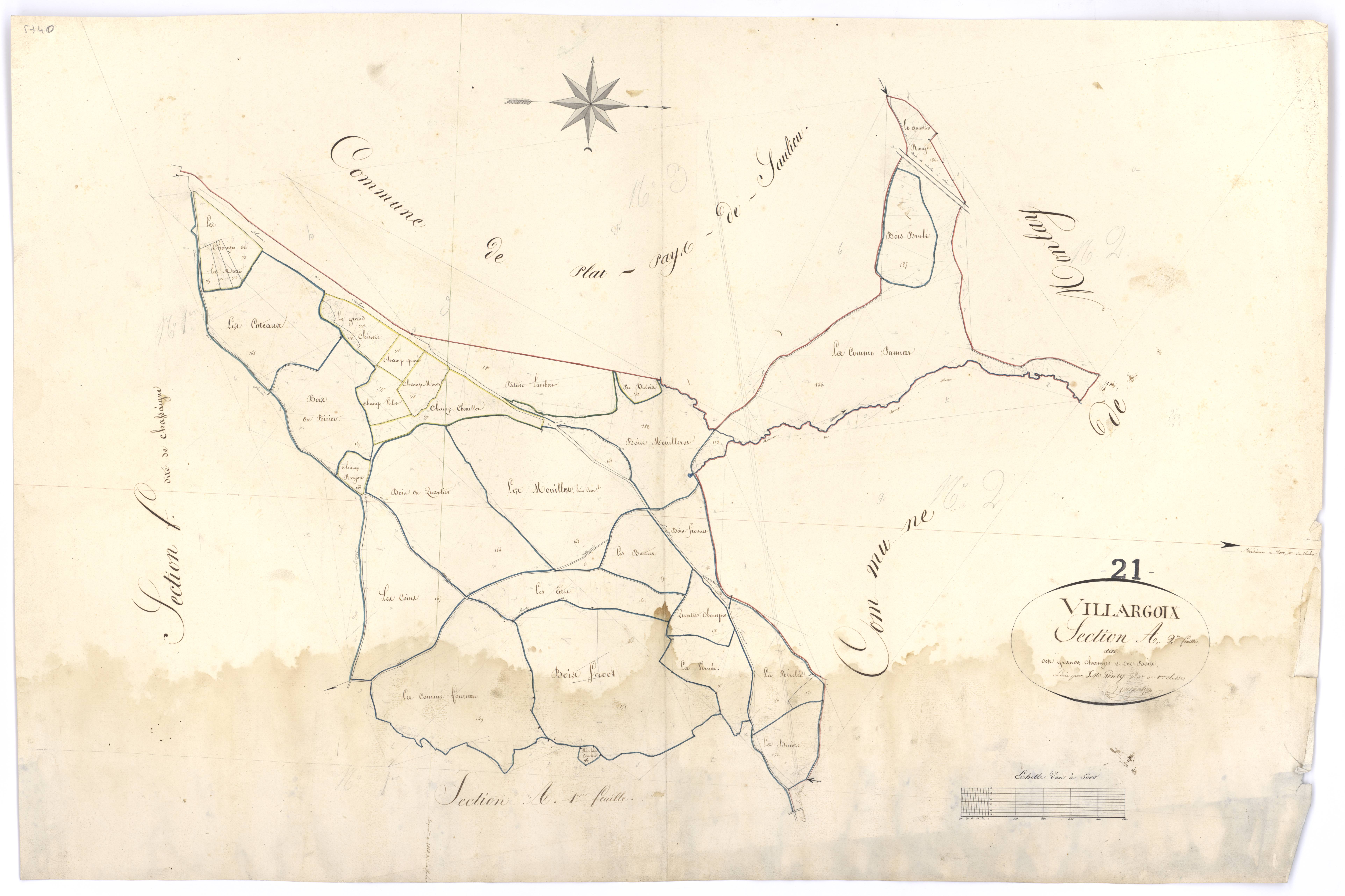 Villargoix - Section A2 - 3 P PLAN 687/3