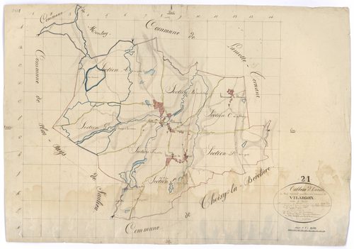 Villargoix - Tableau d'assemblage - 3 P PLAN 687/1