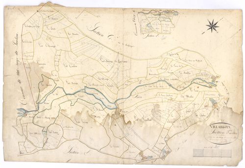 Villargoix - Section F - 3 P PLAN 687/8