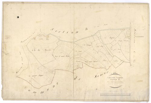 Villars-et-Villenotte - Section D - 3 P PLAN 688/6
