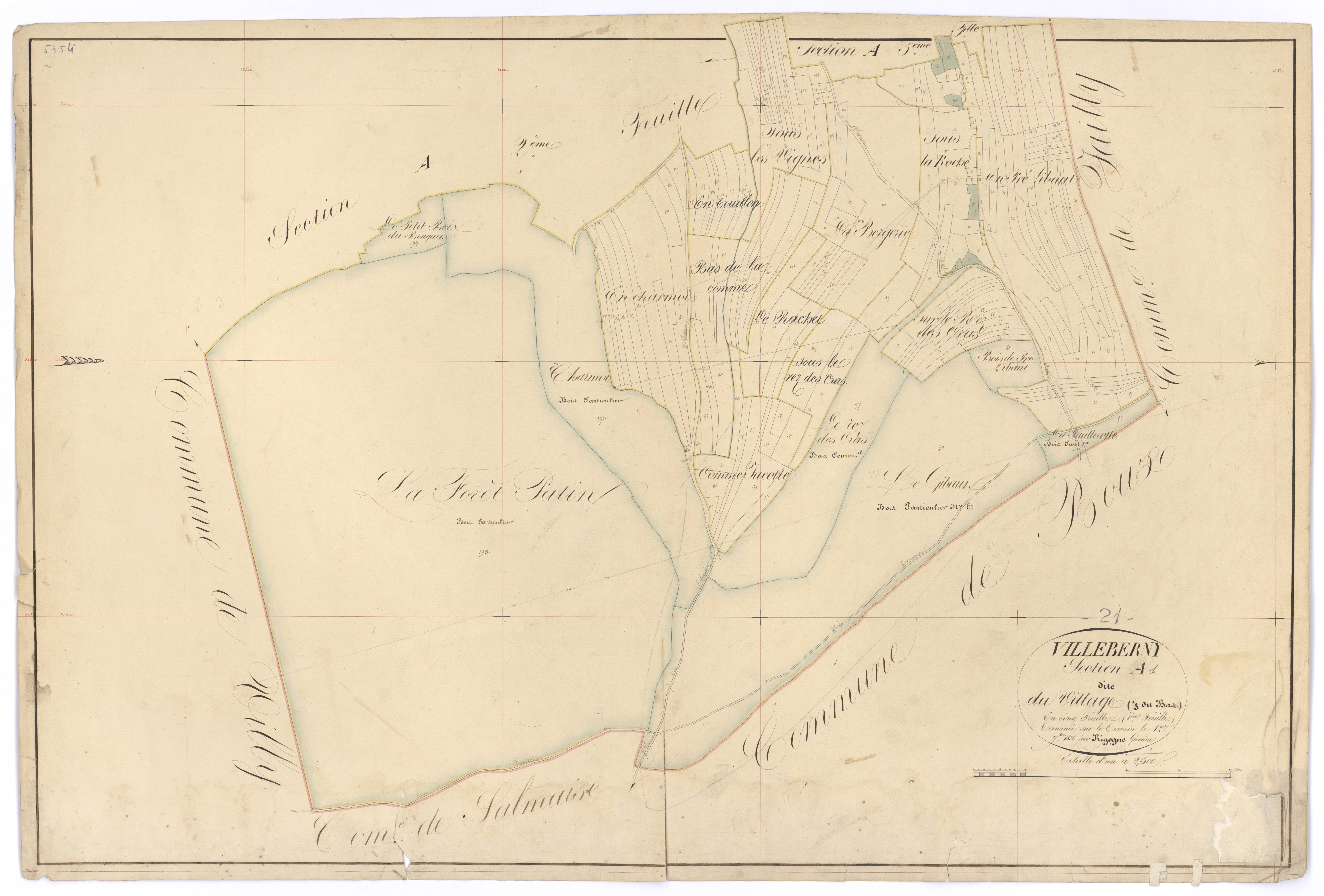 Villeberny - Section A1 - 3 P PLAN 690/2
