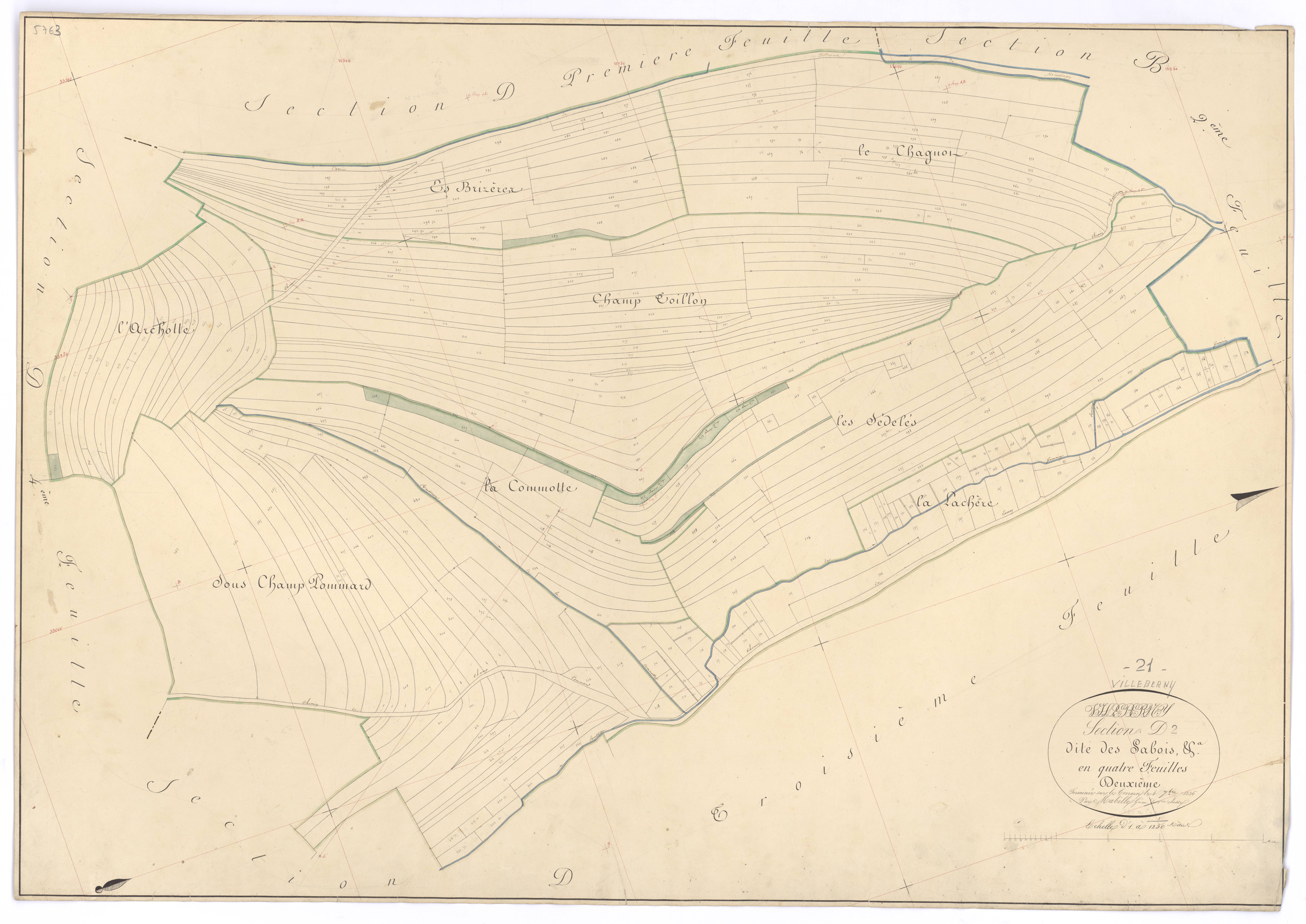 Villeberny - Section D2 - 3 P PLAN 690/11