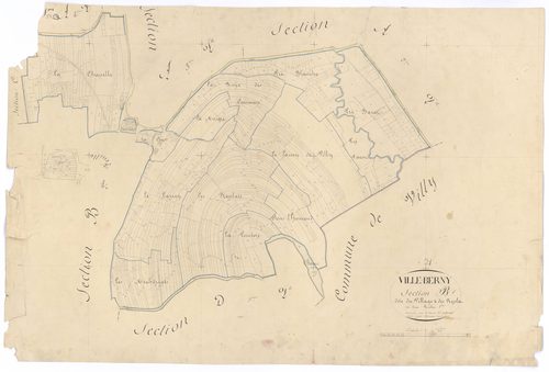 Villeberny - Section B1 - 3 P PLAN 690/7