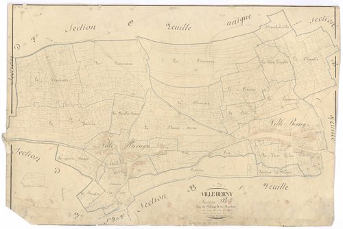 Villeberny - Section B2 - 3 P PLAN 690/8