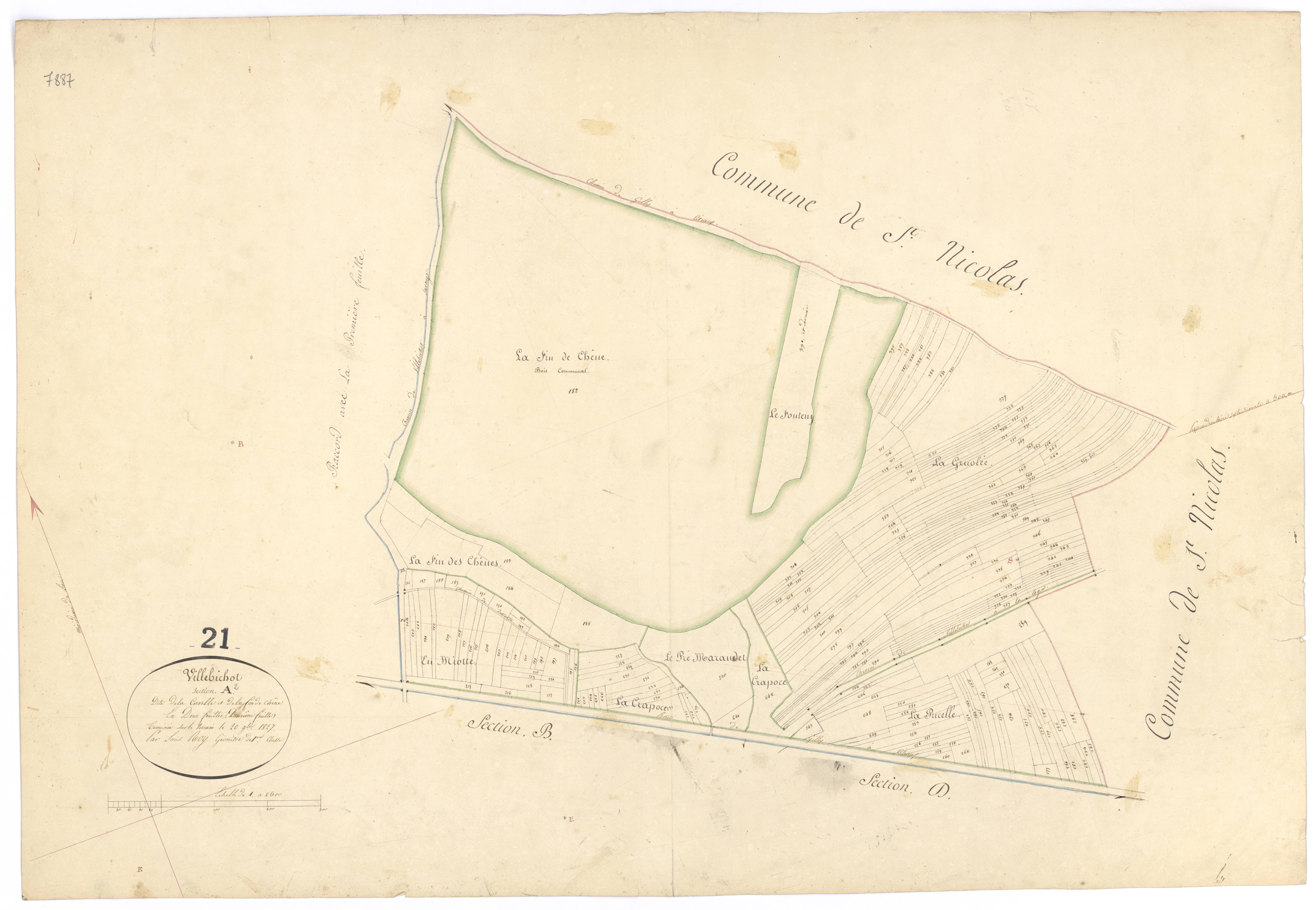 Villebichot - Section A2 - 3 P PLAN 691/3