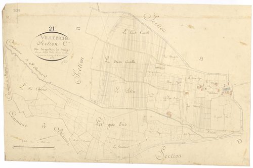 Villebichot - Section C - 3 P PLAN 691/5
