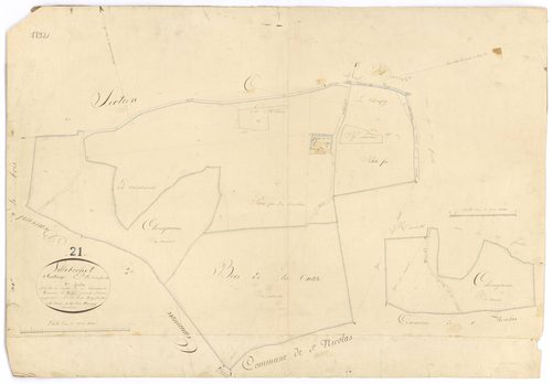 Villebichot - Section D3 - 3 P PLAN 691/8