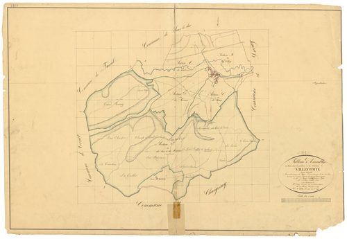 Villecomte - Tableau d'assemblage - 3 P PLAN 692/1