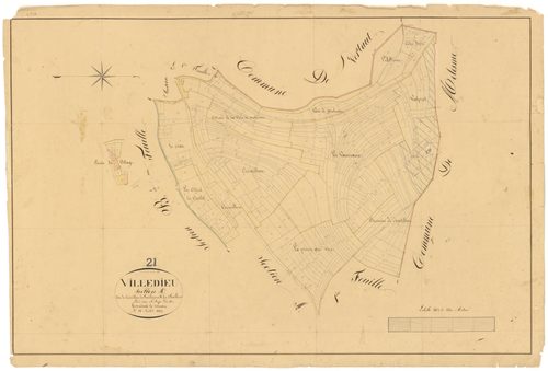 Villedieu - Section A2 - 3 P PLAN 693/3