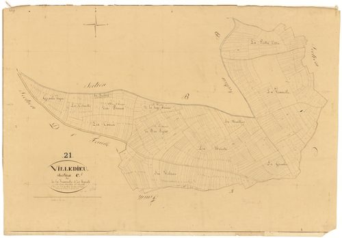 Villedieu - Section C1 - 3 P PLAN 693/5
