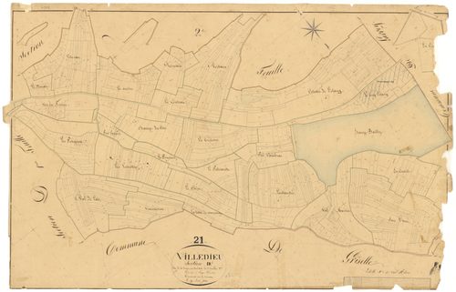 Villedieu - Section D2 - 3 P PLAN 693/8