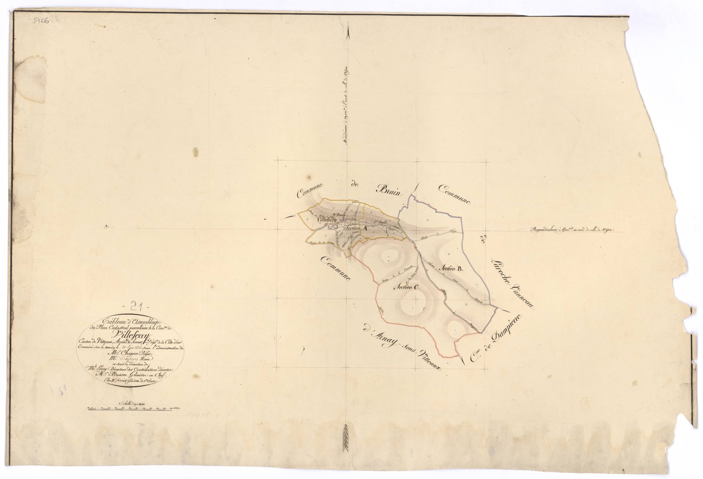 Villeferry - Tableau d'assemblage - 3 P PLAN 694/1