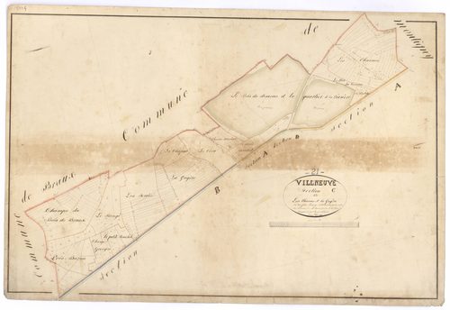 Villeneuve-sous-Charigny - Section C - 3 P PLAN 696/4