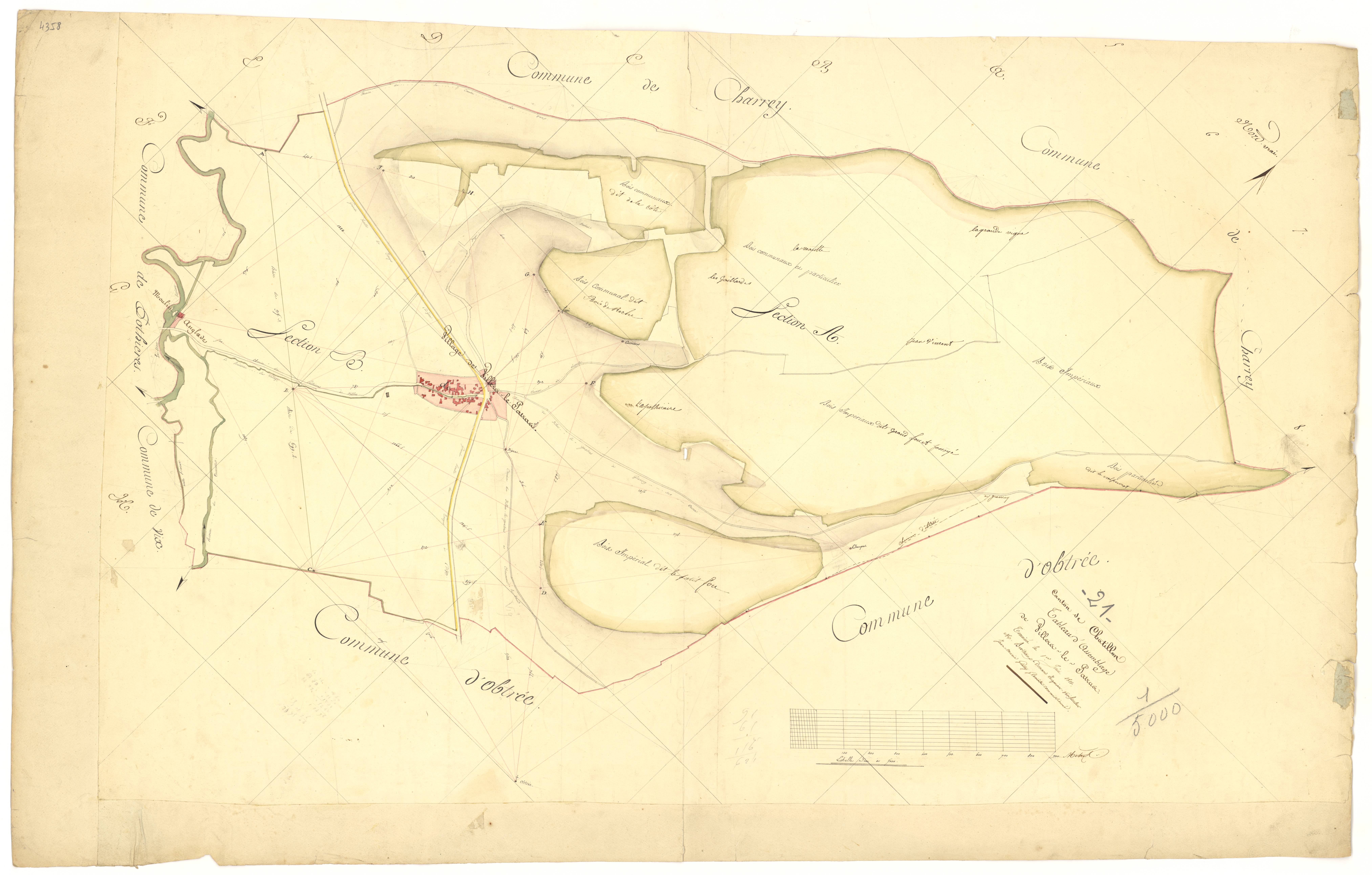 Villers-Patras - Tableau d'assemblage - 3 P PLAN 700/1