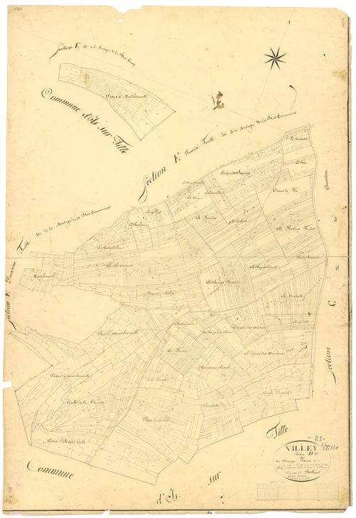 Villey-sur-Tille - Section D - 3 P PLAN 702/5