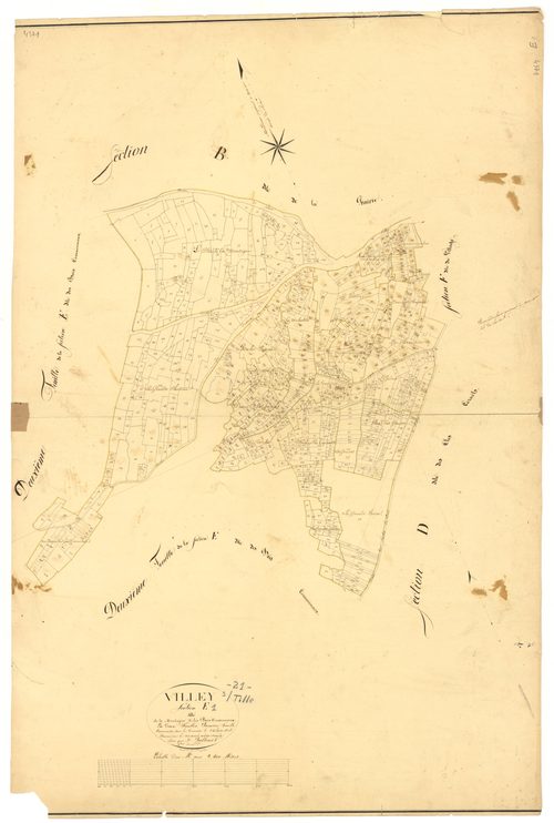 Villey-sur-Tille - Section E1 - 3 P PLAN 702/6