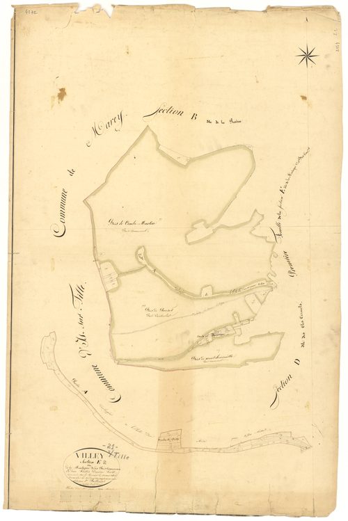 Villey-sur-Tille - Section E2 - 3 P PLAN 702/7