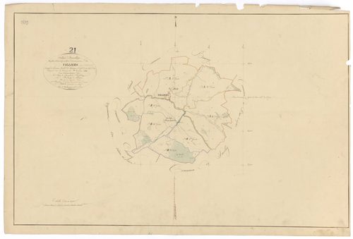 Villiers-en-Morvan - Tableau d'assemblage - 3 P PLAN 703/1