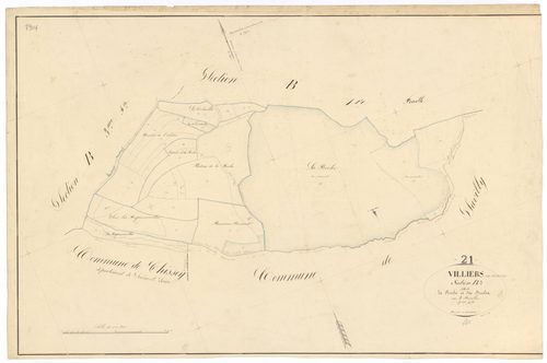 Villiers-en-Morvan - Section B2 - 3 P PLAN 703/6