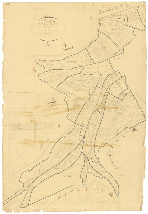 Villiers-le-Duc - Section B - 3 P PLAN 704/3