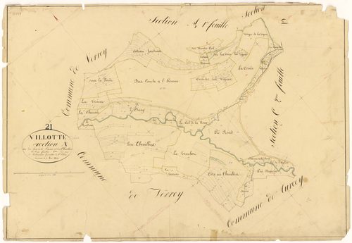 Villotte-Saint-Seine - Section A2 - 3 P PLAN 705/3