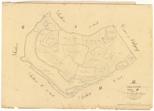 Villotte-Saint-Seine - Section B1 - 3 P PLAN 705/4