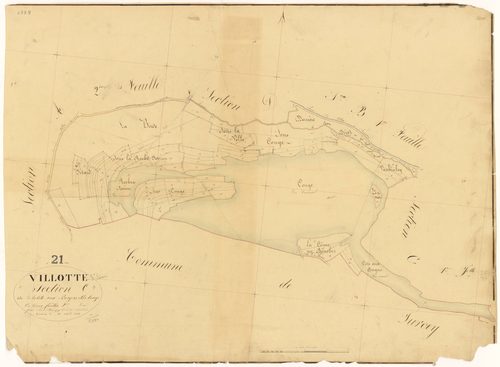 Villotte-Saint-Seine - Section C2 - 3 P PLAN 705/7