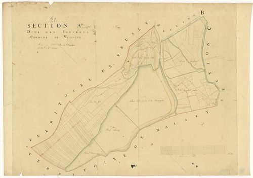Villotte-sur-Ource - Section A - 3 P PLAN 706/2