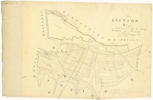 Villotte-sur-Ource - Section B - 3 P PLAN 706/3