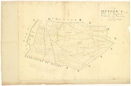 Villotte-sur-Ource - Section C - 3 P PLAN 706/4