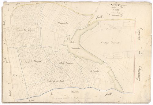 Villy-en-Auxois - Section B1 - 3 P PLAN 707/4